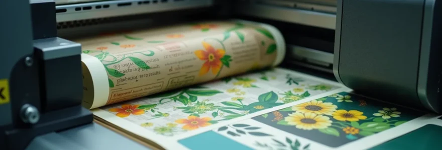 Impression d'emballages durables avec techniques d'impression respectueuses de l'environnement